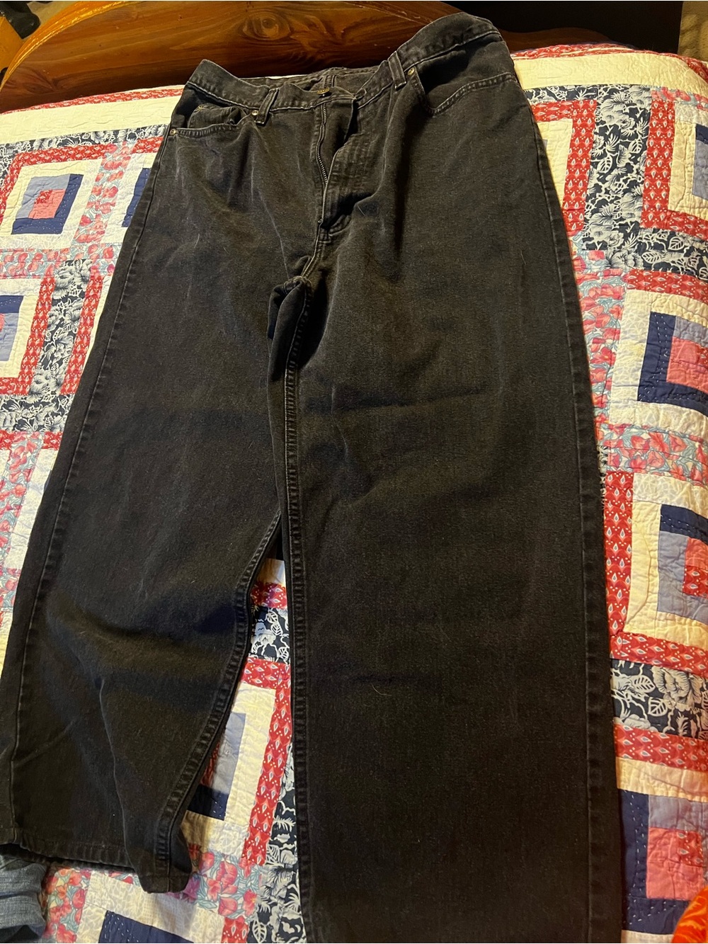 L.L. Bean vintage women’s Relaxed Black Jeans